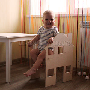 Детский игровой стульчик дошкольника Домик